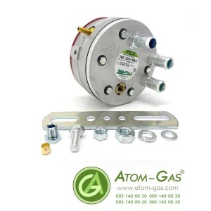 Редуктор Zavoli (GFI) Zeta Plus (пропан) 4-е пок, до 163 л.с. (вх. D6 (M10x1), вых. D12) с ЭМК,
