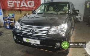 Установка ГБО (газ) на авто Lexus GX 460 4.6l 2010, Северодонецк.