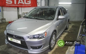 Установка газа (ГБО) на авто Mitsubishi Lancer 2.0l 2016, Северодонецк.