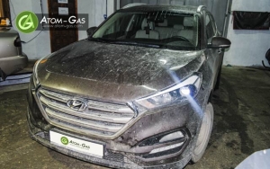 Установка ГБО на авто Hyundai Tucson 2.0l 2017г.