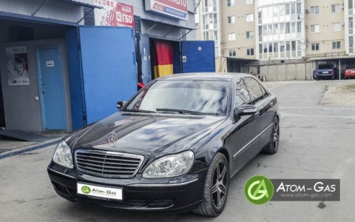Установка ГБО (газ) на авто Mercedes-Benz S 350 3.7l 2005