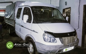 Установка ГБО на авто GAZ Газель 3302 2,5l 2006 г. в Северодонецке.
