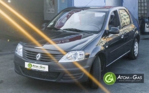 Установка ГБО (газ) на авто Renault Logan 1.6l 2011 г.
