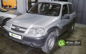 Установка ГБО на авто Chevrolet Niva 1,7l 2011 г. в Северодонецке.