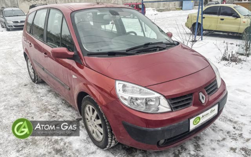 Установка ГБО (газ) на авто Renault Scenic 1.6l 2004