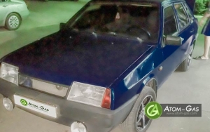 Установка ГБО (газ) на авто Lada 21099 1.5l.