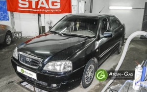 Установка ГБО (газ) на авто Chery, Северодонецк.