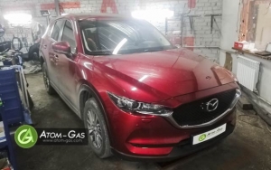 Установка ГБО (газ) на авто Mazda CX5 2.5l 2017 г.
