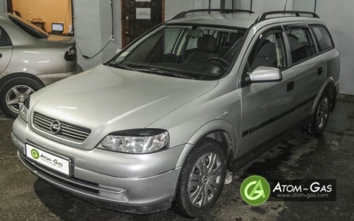 Установка ГБО на авто Opel Astra 1.6l 2004 г. в Северодонецке.