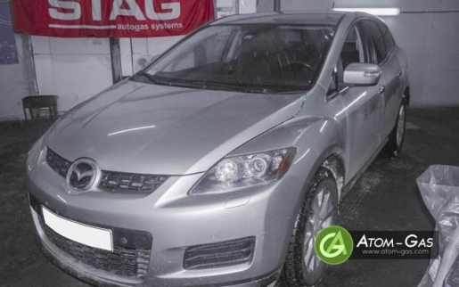 Установка ГБО (газ) на авто Mazda CX7 2.3l 2007 г.