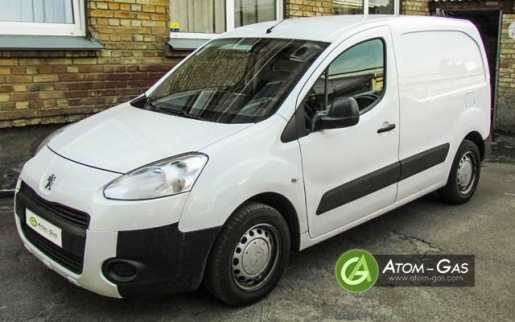 Установка ГБО (газ) на авто Peugeot Partner 1.6l 2013 г.